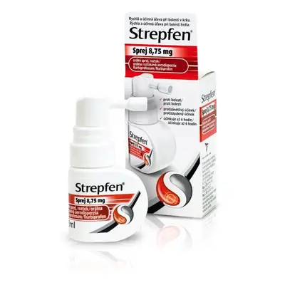 STREPFEN SPREJ 8,75MG Orální sprej, roztok 1X15ML