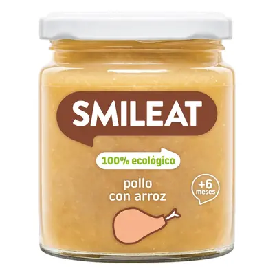 Smileat BIO Příkrm kuře s rýží, zeleninou a extra panenským olivovým olejem