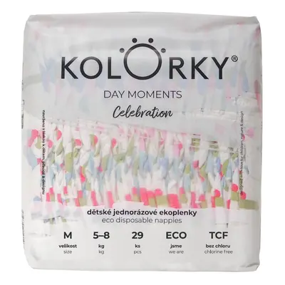 Kolorky EKO Day Moments Celebration jednorázové plenky M (5–8 kg)