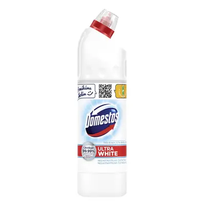 Domestos Ultra white and shine tekutý dezinfekční a čistící přípravek