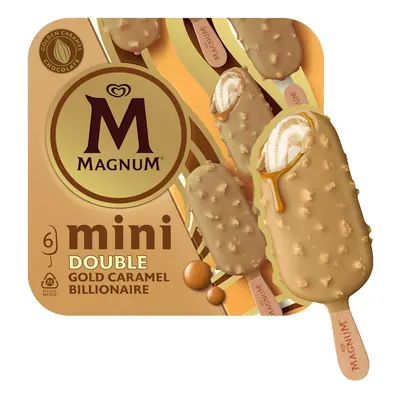 Magnum Mini Caramel Gold Billionaire nanuk multipack (6×55 ml)