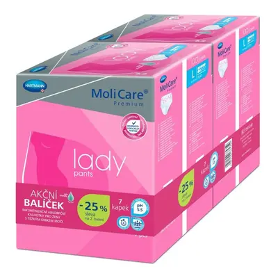 MoliCare Lady Pants 7kap. vel. L Duopack 2x7ks