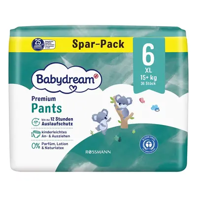 Babydream Premiové plenkové kalhotky XXL, vel. 6 (15+ kg)