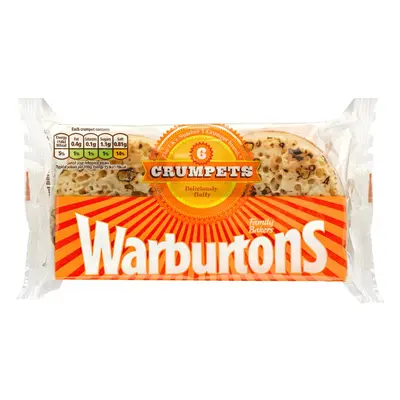 Warburtons Crumpets lívance 6 ks