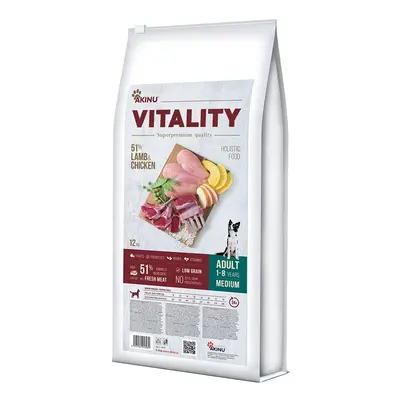 Akinu Vitality granule s jehněčím a kuřecím pro psy středních plemen