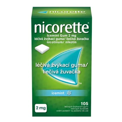 NICORETTE ICEMINT GUM 2MG Léčivá žvýkací guma 105