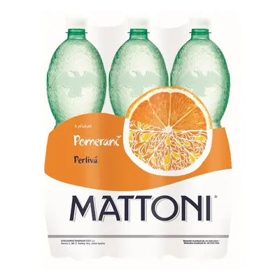 Mattoni s příchutí pomeranče 6×1,5 l