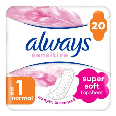 Always Ultra Sensitive Normal Vložky s křidélky