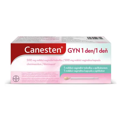 CANESTEN GYN 1 DEN 500MG Měkká vaginální tobolka 1