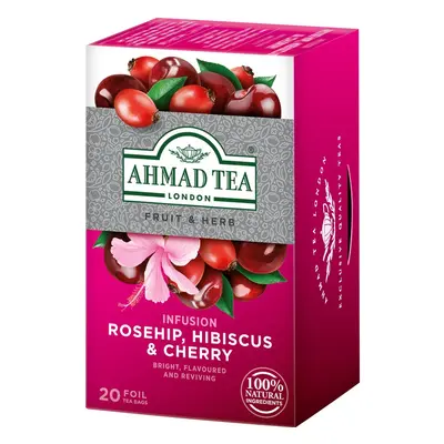 Ahmad Tea Revitalise Šípek, ibišek a třešeň (20x2g)