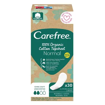 Carefree Organic Cotton Normal slipové vložky