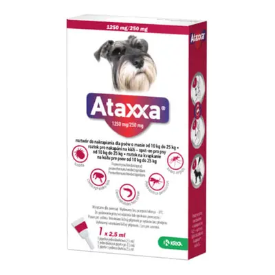 Ataxxa pro psy 10-25kg spot-on 1x2.5ml