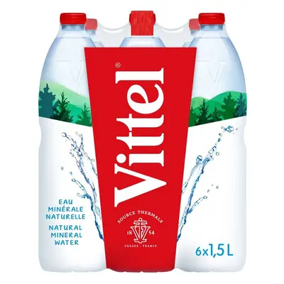 Vittel® Minerální voda neperlivá (6×1,5 l)