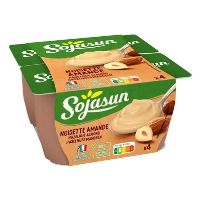 Sojasun Dezert s lískovými oříšky a mandlemi (4×100 g)