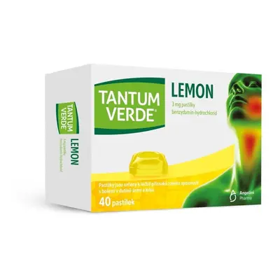 TANTUM VERDE LEMON 3MG pastilka 40