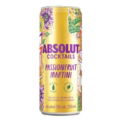 Absolut Cocktail Passionfruit Martini 5% plech