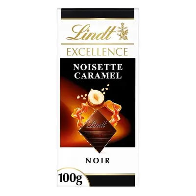 Lindt EXCELLENCE hořká čokoláda s karamelizovanými lískovými ořechy a křupavými kousky karamelu