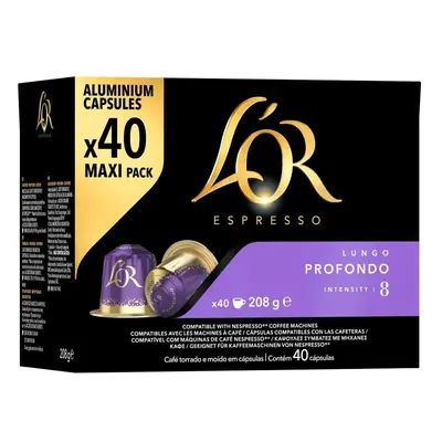 L'OR Espresso Lungo Profondo kávové kapsle XXL balení