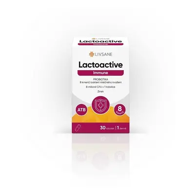 LIVSANE Lactoactive Immune PROBIOTIKA se Zn tob.30