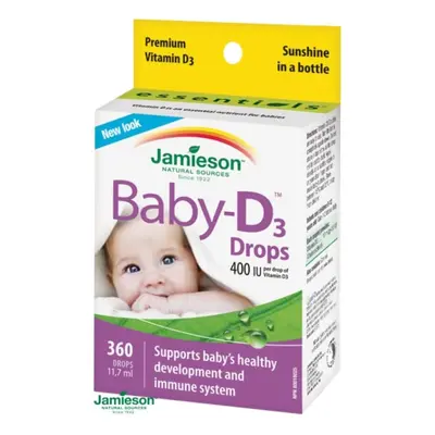 JAMIESON Baby-D3 Vitamín D3 400 IU kapky 11.7ml