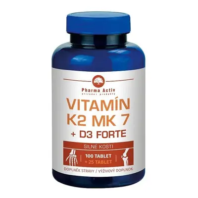 Vitamin K2 MK7 + D3 FORTE 1000 I.U. tbl.125