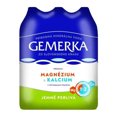 Gemerka Jemně Perlivá 6 × 1,5 l