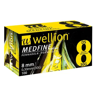 WELLION MEDFINE PLUS JEHLY PRO INZULÍNOVÁ PERA JEHLY PRO VŠECHNA INZULÍNOVÁ PERA, VEL. 30G X 8 M