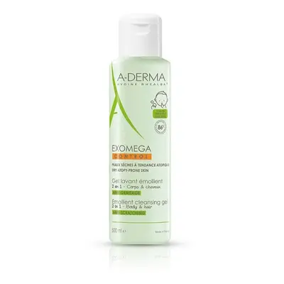 A-DERMA Exomega CONTROL Zvláčňující mycí gel 2v1 500ml