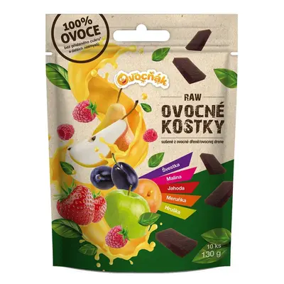 Ovocňák Raw ovocné kostky mix pěti chutí