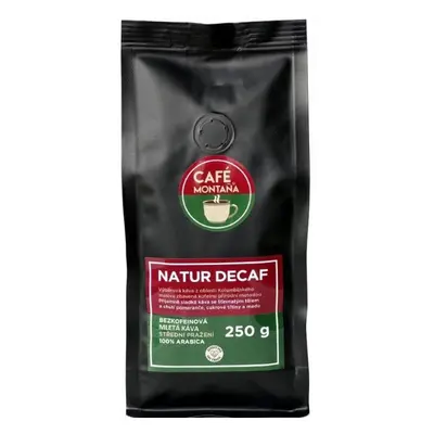 Café Montaña Natur Decaf bezkofeinová mletá káva