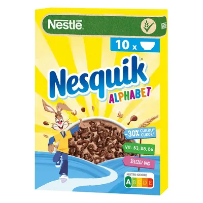 Nestlé NESQUIK Alphabet snídaňové cereálie