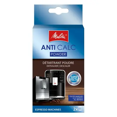 Melitta Anti Calc Práškový odvápňovač pro plnoautomatické kávovary (2×40 g)