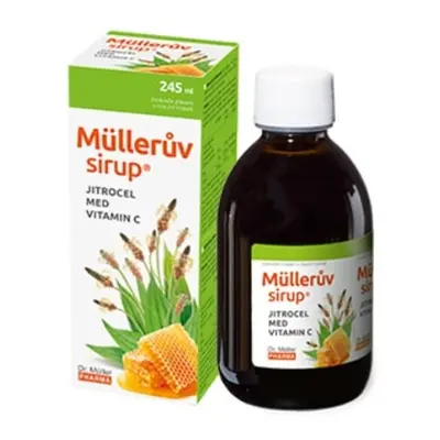 Müllerův sirup s jitrocelem medem a vit.C 245ml