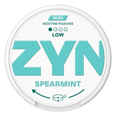 Zyn Spearmint Mini Light–Low nikotinové sáčky