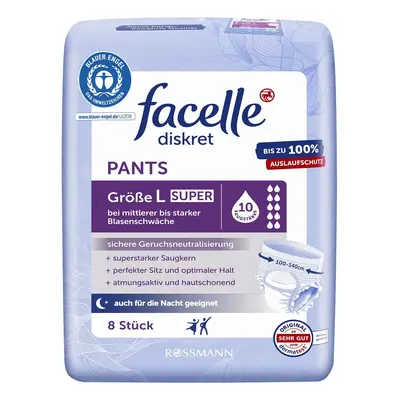 Facelle Super hygienické kalhotky vel. L