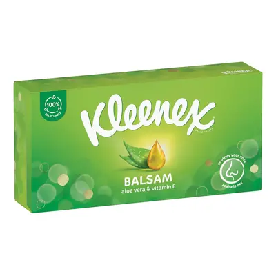 Kleenex® Balsam papírové kapesníky 3vrstvé box