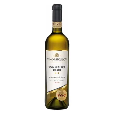 Víno Mikulov Sommelier Club Rulandské šedé 2020 VOC Mikulovsko