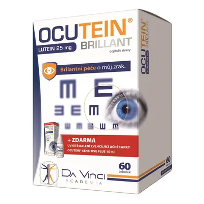 Ocutein Brillant Lutein 25mgDaVinci 60tob.+kapky