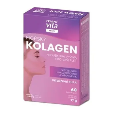 Maxi Vita Beauty Mořský kolagen+kys.hyalur.cps.60