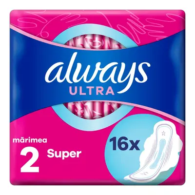 Always Ultra Super Plus Hygienické vložky s křidélky