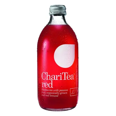 ChariTea red BIO ledový čaj Rooibos s mučenkou sklo