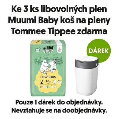 Muumi Baby EKO Jednorázové plenky newborn 2 (3–6 kg)