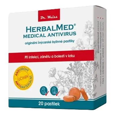 HERBALMED Medical Antivirus Dr. Weiss 20 pastilek