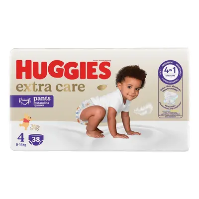 Huggies® Extra Care plenkové kalhotky 4 (9–14 kg)