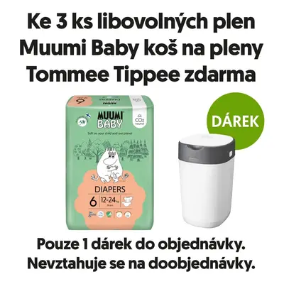 Muumi Baby EKO Jednorázové plenky junior 6 (12–24 kg)