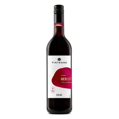 Vintense Odrůdové nealkoholické víno červené Merlot