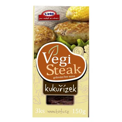 Vegi Steak Kukuřízek, 3 ks