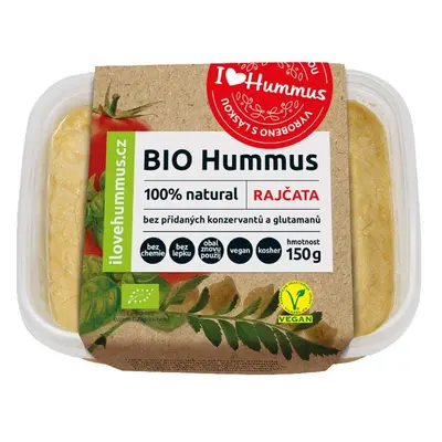 I love Hummus BIO Hummus s rajčaty