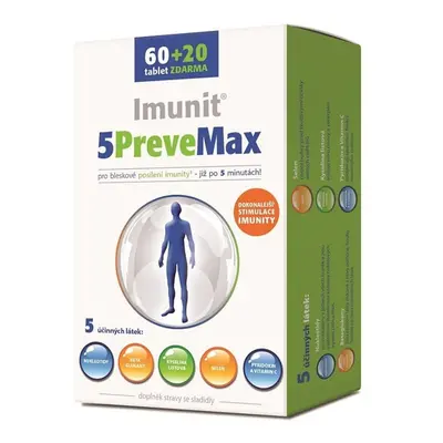 5PreveMax Imunit nukleotidy+betaglukan 60+20 tablet