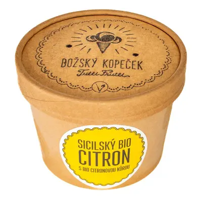 Božský kopeček BIO Sicilský citron s citronovou kůrou